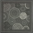 thumbnail image 1 of Safavieh Courtyard Black Indoor Outdoor Rug - Square 7'10", 1 of 1