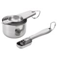 thumbnail image 4 of Juego de 13 cucharas medidoras con básculas, juego de cucharas de acero inoxidable, accesorio para hornear en la cocina, 4 of 8