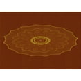 thumbnail image 1 of Ahgly Company Machine Washable Indoor Rectangle Transitional Mahogany Brown Area Rugs, 2' x 4', 1 of 7