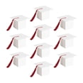 thumbnail image 4 of 10 Pieces Graduation Cap Gift Boxes for Congrats Table Centerpieces Ceremony White, 4 of 8