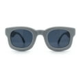 thumbnail image 4 of Retro Nostalgic Thick Bubble Plastic Frame Retro Horn Rim Sunglasses Grey - Black, 4 of 7