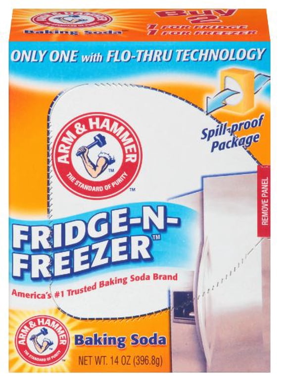 Arm Hammer Baking Soda Fridge-n-Freezer Odor Absorber, 14 oz.