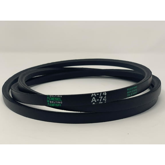 A74 Classic Wrapped V-Belt 1/2 x 76in Outside Circumference