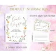 thumbnail image 2 of Wildflowers Date Night Game, Date Night Ideas Sign with 50 Cards, Bridal Shower Game, Boho Bridal Shower Decorations, Wedding Date Night Advice - 07, 2 of 5