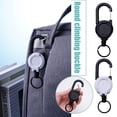 thumbnail image 2 of Outdoor Automatic Wire Rope Luya Anti-theft Tactical Retractable Keychain C6C3, 2 of 9
