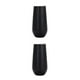 thumbnail image 3 of Cateissary Copas de cóctel Copa sin costuras estructura firme flauta de champán OZ tostado GlassSipping copas dulce regalo vino vaso negro Negro arpox.180ml 2piezas Cateissary CBP277521, 3 of 5
