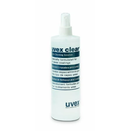 Uvex S463 Lens Cleaning Solution, Uvex Clear, 16 Oz