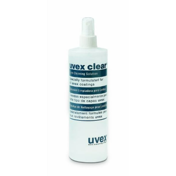 Uvex S463 Lens Cleaning Solution, Uvex Clear, 16 Oz Bottle Walmart