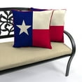 thumbnail image 4 of Jordan Manufacturing 18" x 18" Red, White and Blue Texas Flag Outdoor Throw Pillow, 4 of 9