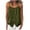 *Army Green, variant on VBVC Women's Cotton Linen Side Button Tank Top , Ladies' Spaghetti Strap Asymmetrical Blouse , Summer Vacation Casual Cami For Women ,Army Green,S-2XL