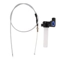 thumbnail image 2 of Empuñadura Giratoria + Cable perfecl para CRF 50cc 70cc 110cc Motocicleta Dirt Bike ATV Azul Plata, 2 of 8