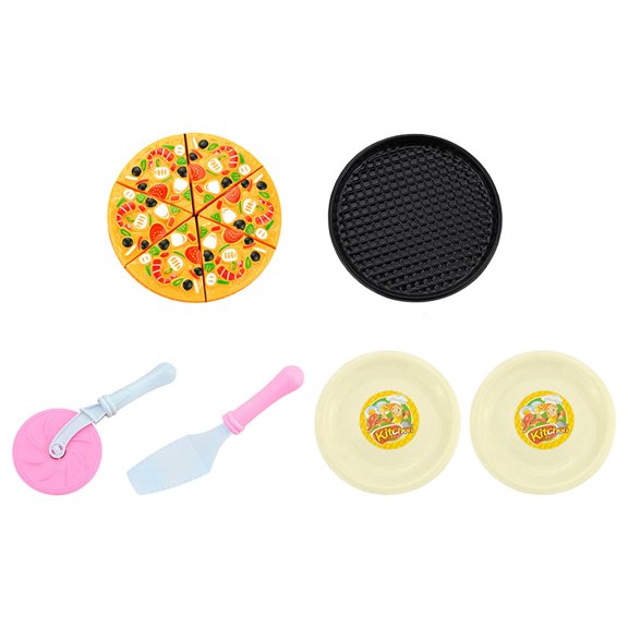 11x juguetes de comida de imitación, juguete para cortar Pizza, comida, regalo educativo, juguete Montessori, cocina, juguete para regalos de