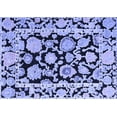 thumbnail image 1 of Ahgly Company Indoor Rectangle Abstract Blue Modern Area Rugs, 2' x 4', 1 of 4