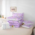 thumbnail image 5 of Feelyou Magic Unicorn Bedding Comforter Set 7pcs, Cartoon Rainbow Queen Bedding Sets, Princess Bowknot Queen Sheet Sets, Ultra Soft Room Decorative, 5 of 7