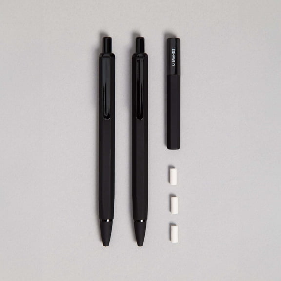 Midnight Mechanical Pencils, 2 CT Black