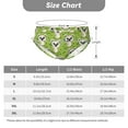 thumbnail image 3 of Mens Underwear Briefs - Big Eyes Koala Green Soft Comfort Men's Underwear, Breathable Stretch Classic Fit Mens Bikini Underwear, 3 of 5