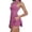 Purple, variant on Wdgfv Womens Zip Front Tennis Dress High Neck Sleeveless Workout Golf Dresses Build in Shorts with Pockets
