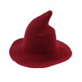 thumbnail image 1 of Sombrero de bruja para mujer compatible con Halloween, sombreros de lana, ala ancha, gorro de punto, para fiestas y uso diario, 1 of 5