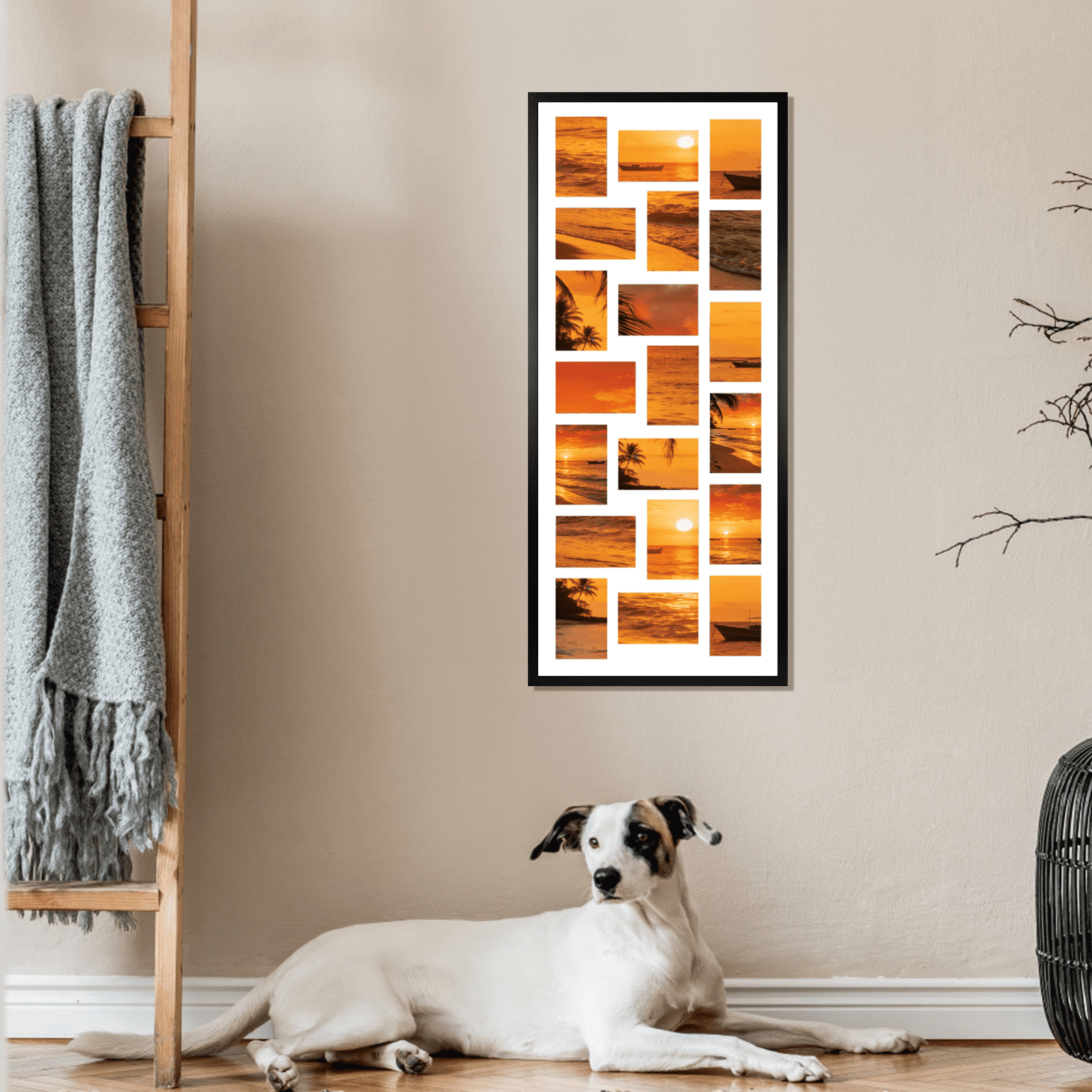 20 Opening 4x6 Collage Picture Frame for Wall Mounted