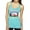 Tahiti Blue, variant on Happy Glamper | Fancy Camping Camper Van Caravan | Nature Lover Tri-Blend Racerback Sleeveless Top, Purple Rush, XL