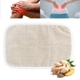 thumbnail image 3 of Ginger Therapy Bag, Rounded Rectangular Mesh Penetration Ginger Therapy Pad Cotton and Linen Heat Insulation  for Waist and Knee Protectors, 3 of 8
