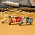 thumbnail image 3 of Home Decor Decoration Crafts Figurines Vintage Iron Metal Craft Mini Classic Motorcycle Models, 3 of 6