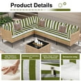 thumbnail image 2 of XXLYY Outdoor Replacement Cushions for Patio Furniture, 14 Piece Patio Sectional Cushions, 4" Water-Resistant Replacement Sofa Cushions Fits 6-seat Rattan Conversation Set, 2 of 7