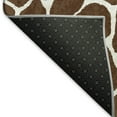 thumbnail image 3 of Addison Rugs Mayfield Washable Animal Skin Pattern Giraffe Coffee Rectangle Rug, 9' x 12', 3 of 6