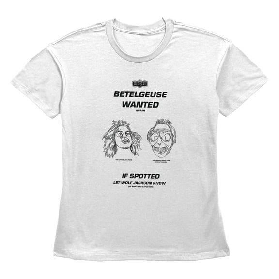 Women's Beetlejuice Beetlejuice Wanted Again Graphic T-Shirt