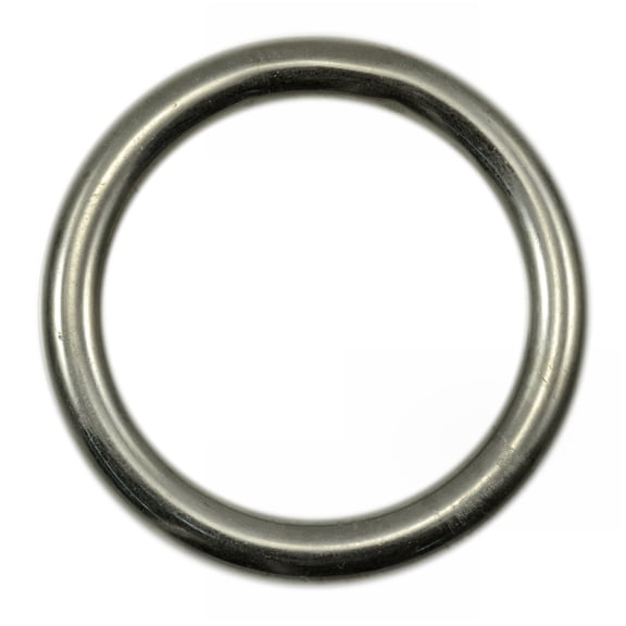 1/4" x 1-1/2" Solid 18-8 Stainless Steel Rings (5 pcs.)