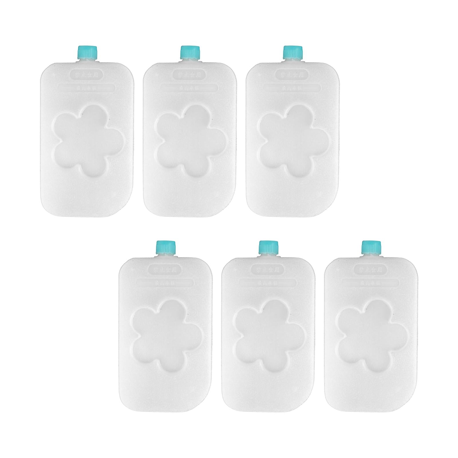 6x Freezer Packs Blocks Portable that Simply Stays Cooling Elements Ice Blocks Ice Pack for Hiking Picnic Family Outdoors 16.5cmx9cmx3cm