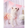 thumbnail image 7 of Topkins Dog Dress, Puppy Princess Dresses for Small Dogs Girl, Dog Party Floral Sundress with Lace Collar, XS, 7 of 7