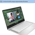 thumbnail image 3 of (Open Box) HP Chromebook 14ANA0240NR 14" Touchscreen Laptop, 4GB RAM/64GB SSD, Ceramic White with 1 Year CPS Premium Warranty Pack, 3 of 11