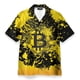 thumbnail image 2 of Camisas de playa con estampado gráfico de Bitcoin para hombre, camisas de verano de manga corta con botones, estilo hawaiano, blusas casuales para hombre, 2 of 5