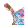 thumbnail image 6 of Girls Dress Tropical Leaf Sleeveless Hawaiian Style Beach Holiday Summer 7 Years, 6 of 7