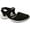 Black, variant on Easy Spirit Esplash Women's Water-Resistant Sport Sandals Color: Dress Blue Size: 12