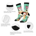 thumbnail image 3 of Silaia Bluey Print Adult Socks, Athletic Socks, Mens and Womens Crew Cushion Socks,Work Athletic Running Socks,Casual Breathable Socks, 3 of 6