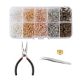 thumbnail image 2 of Juego de Fabricación de pendientes Macarena Metal 1125x ganchos para pendientes accesorios de joyería Fabricación de aretes, 2 of 7