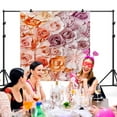 thumbnail image 4 of Fondo de fotografía Jadeshay de fiesta de flores multicolor 150 cm, 4 of 7