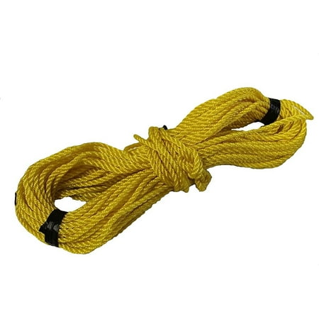 Polyester Rope - KUFA ø1/4 x 100' Polyester Rope, Yellow color, PP1
