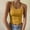 *Yellow, variant on ClodeEU Women's Scoop Neck Ribbed Knit Sleeveless Tank Top ,Spaghetti Strap Fitting Basic Cami Shirts Yellow,Womens Plus M