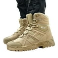 thumbnail image 3 of Zshosam Men's Snow Boots Insulated Waterproof Rugged Duty Outdoor Winter Boots(Khaki,46), 3 of 9