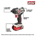 thumbnail image 3 of PORTER-CABLE 20V MAX Impact Driver Kit (PCCK647LB), 3 of 5
