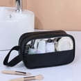 thumbnail image 2 of LCXmlly Portable Storage Bag Large Capacity Waterproof Portable Toiletry Makeup Pouch Organizer Clear PVC Travel Pouch with Zipper Handle, 2 of 9