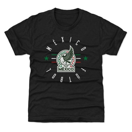 Youth 500 Level Black Mexico National Team Futbol T-Shirt