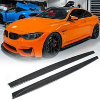 Carbon Fiber Side Skirts Fits For BMW M4 F82 F83 2014-2020 Coupe Convertible 2 Door Under Door Rocker Panels Valance Extension Lip