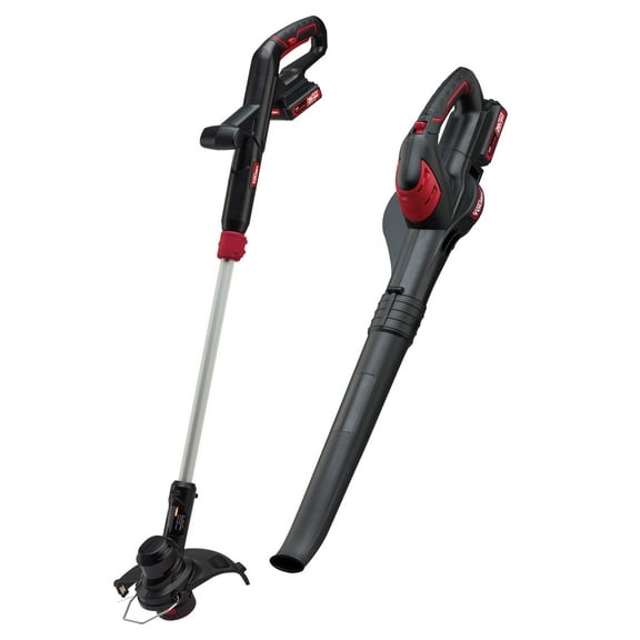 Hyper Tough 20V Cordless Combo Kit, 10-inch String Trimmer & 130Mph Sweeper, HT21-401-003-06