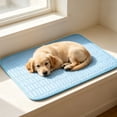 thumbnail image 2 of Pet Summer Ice Mat, Breathable Cooling Mat for Cats and Dogs, Soft Sleeping Pad for Crate, Bed, Indoor & Outdoor Floor, 2 of 7