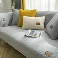thumbnail image 3 of Velvet sofa cover, L shape sofa throws, corner sofa cover, ultra soft sofa protector, 3 of 8