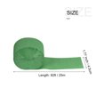 thumbnail image 2 of Uxcell Crepe Paper Streamer Crepe Paper Decoration 82ft Long 1.77 Inch Wide, Lime Green, 2 of 5